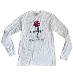 Island Girl Hilton Head Island, SC Destination Tee - Long Sleeve - Size Small